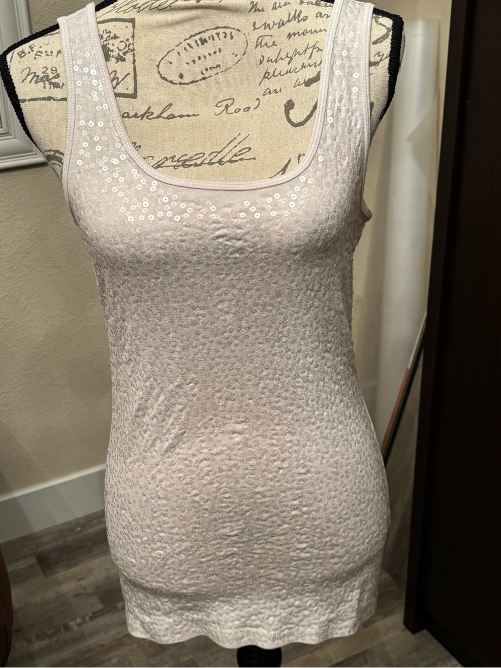 Rue21 Sequin Scoop Neck Tank